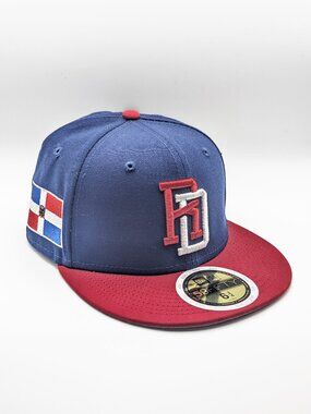 New Era 59FIFTY Dominican Republic 2023 WBC Re-Dub Fitted Hat 6 5/8 Blue Red